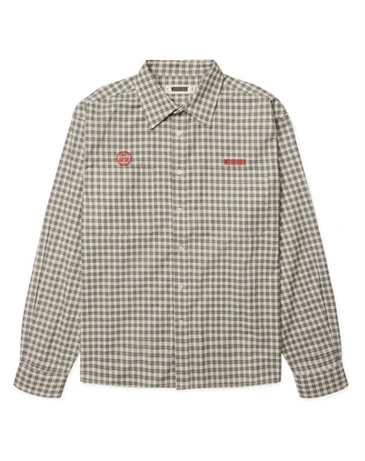 Woodbird - WBBuzo Check Skjorte - Off White